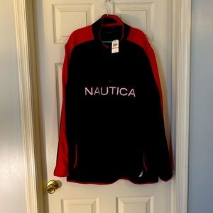 Navy blue and red Nautica brand fleece size 3x Never worn with original tags